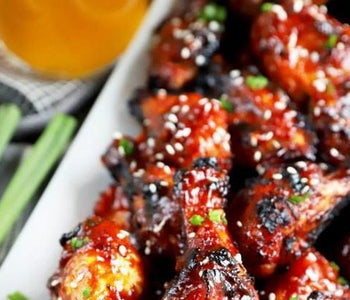 Crispy Korean BBQ Chicken Wings